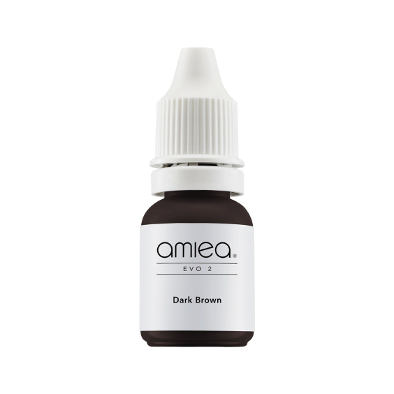 Amiea EVO2 PMU Pigment - Dark Brown 10ml (EU REACH Version)