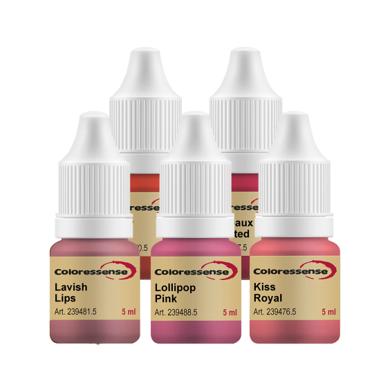 Goldeneye - Coloressense Starter Lip Blush Set - 5x 5ml