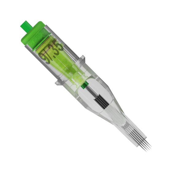 Box mit 20 Peak Stellar Nadelmodulen - Curved Magnum Long Taper