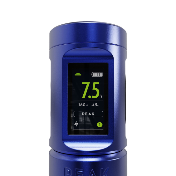 Batterie für die Peak Solice Pro V2 kabellose Maschine - Matte Blue