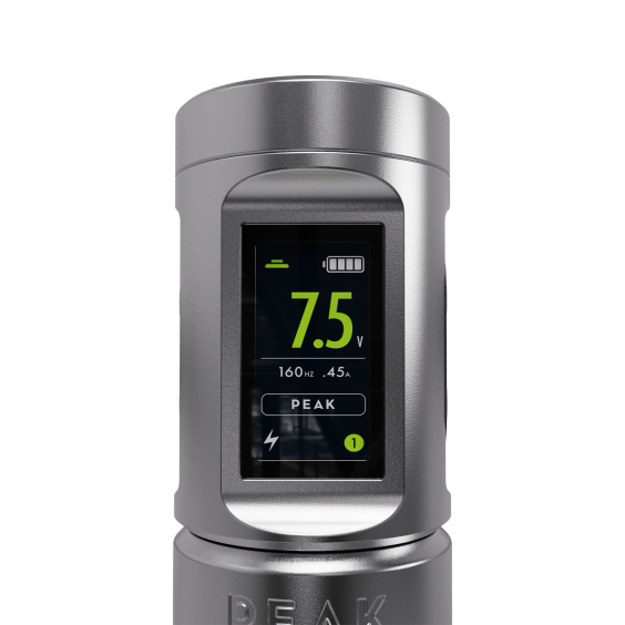 Batterie für die Peak Solice Pro V2 kabellose Maschine - Matte Silver