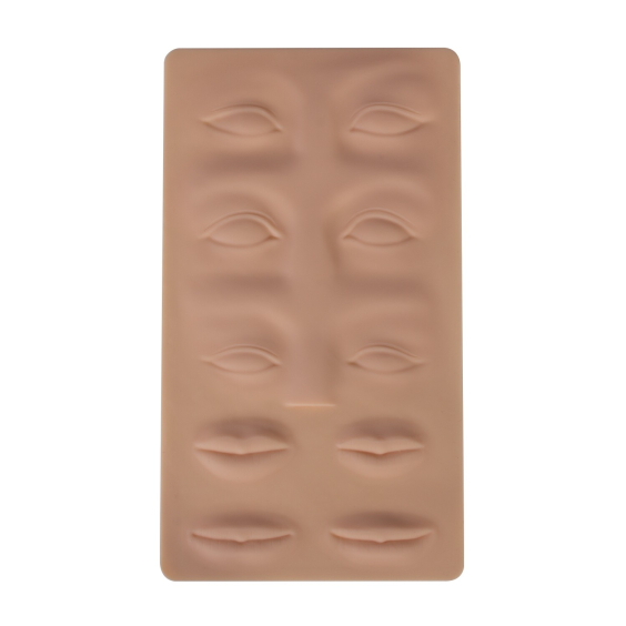 Übungshaut m. Augen- und Lippenkontur