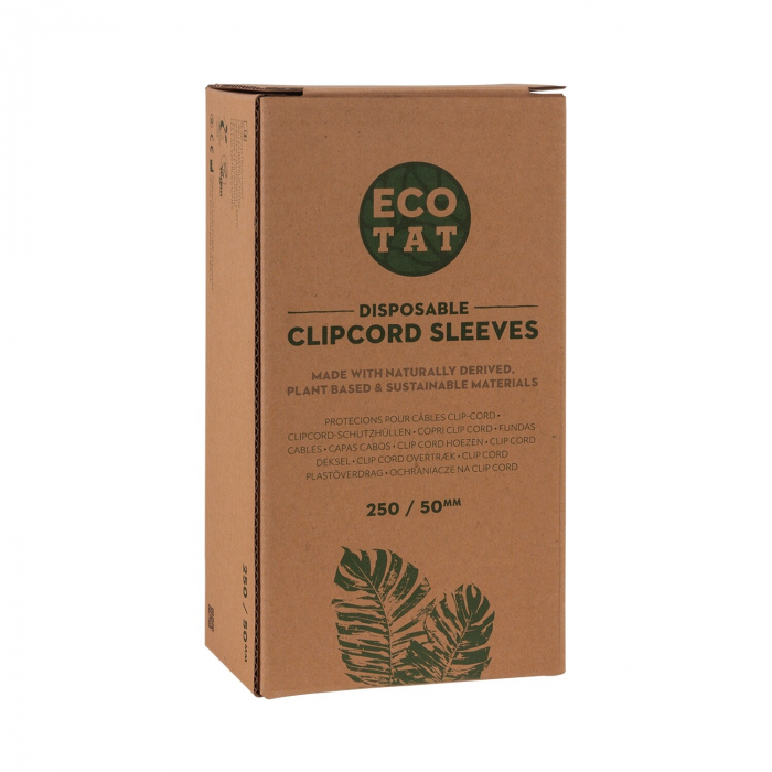 ECOTAT Clipcordschutzhüllen - 50mm, 250 St.