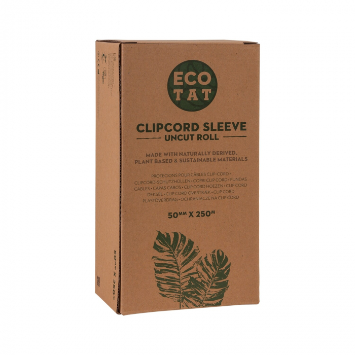 ECOTAT Clipcordschutzhüllen als Rolle - 50 mm x 250 m