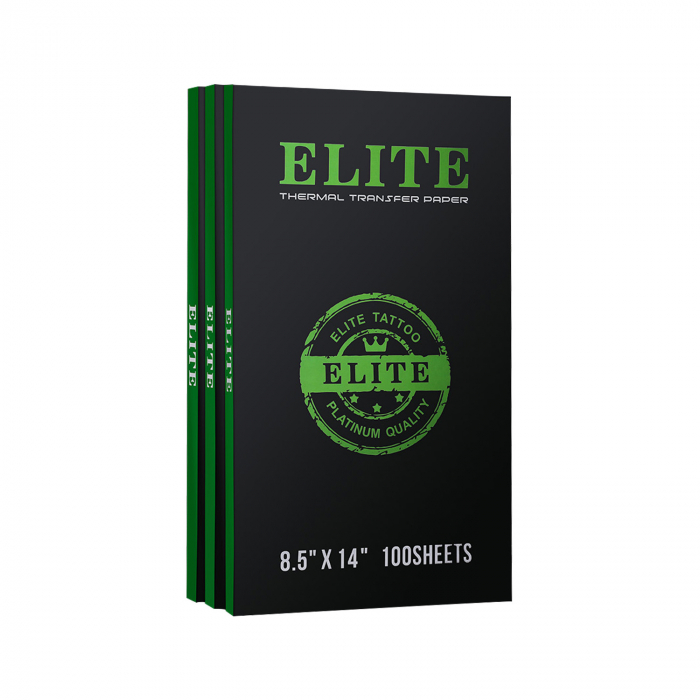 Elite Pocket S6 USB-Thermodrucker und Box mit 100 Elite-Thermotransferpapieren (8,5 x 14 Zoll)