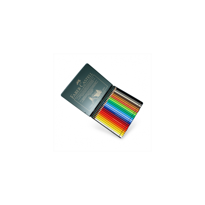 Faber-Castell - Tin of 24 Polychromos Artists' Pencils