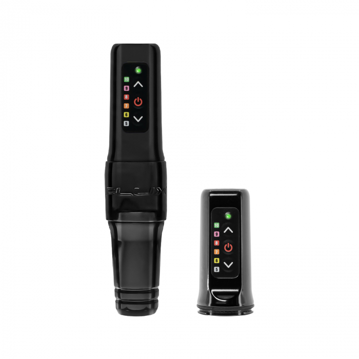 Microbeau Flux Mini Tattoomaschine mit zusätzlichem Powerbolt Mini - Black