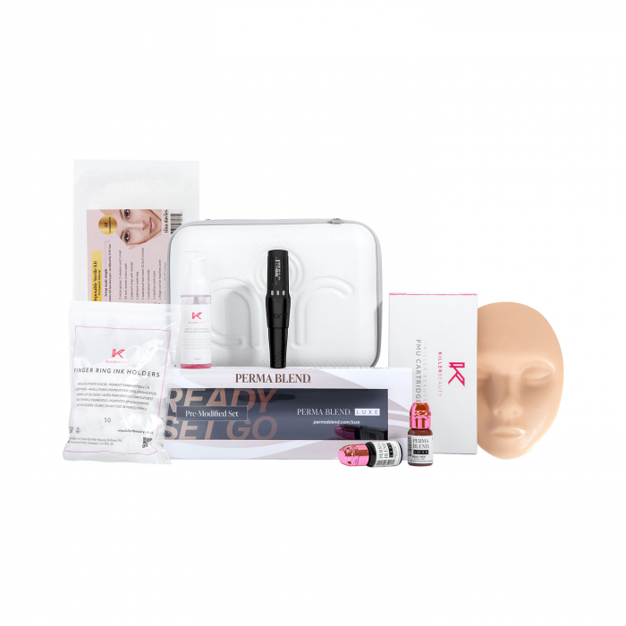 Killer Beauty Training Starter Kit - Kabellose Maschine Advanced 2,1mm Nadelhub - Stealth