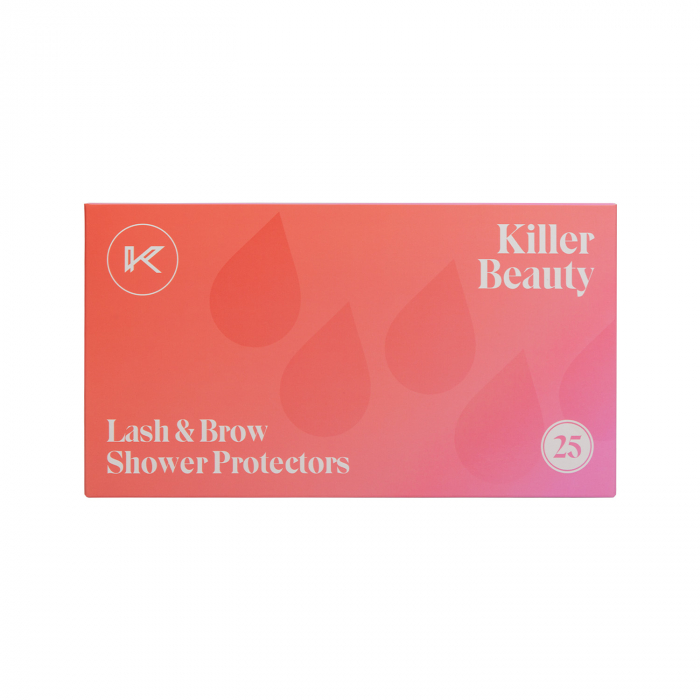 Box mit 25 Killer Beauty Wimpern- und Augenbrauen-Duschschutz