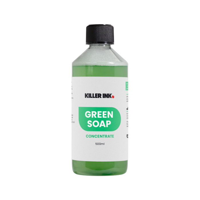 Flasche mit 500 ml konzentrierter grüner Killer Ink-Seife