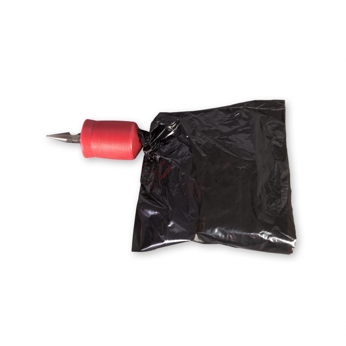 Box mit 600 Killer Ink Black Line Maschinenbeuteln (offen) ohne Gummiband