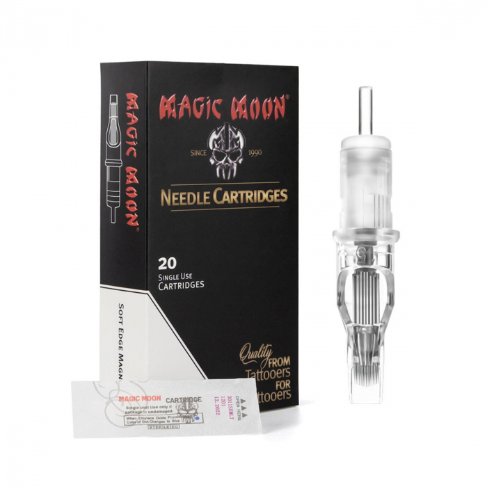 Box mit 20 Magic Moon Nadelmodulen 0,30 mm Soft Edge Magnum Long Taper