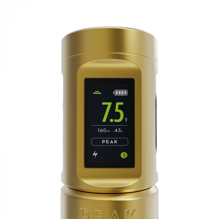 Batterie für die Peak Solice Pro V2 kabellose Maschine - Matte Gold