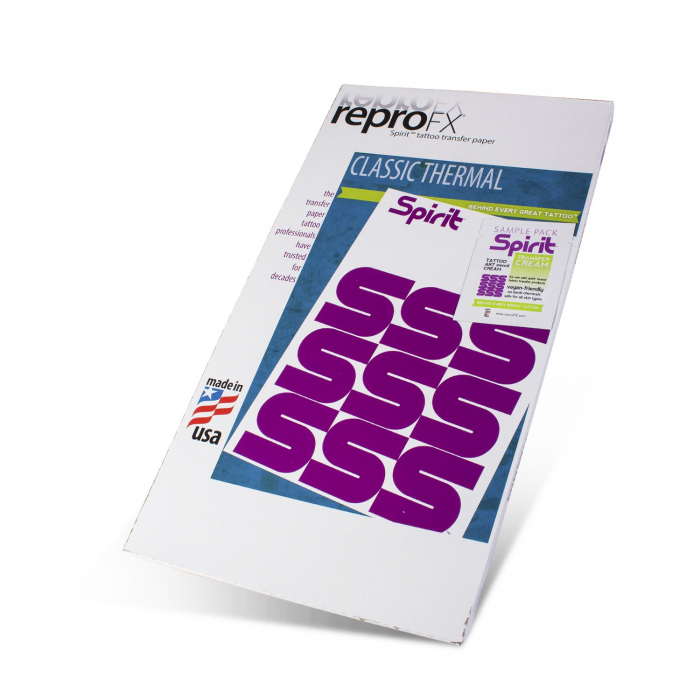 ReproFX Spirit Classic - Box mit 100 violetten Hektographenpapieren für Thermokopierer (8,5 x 14 Zoll)