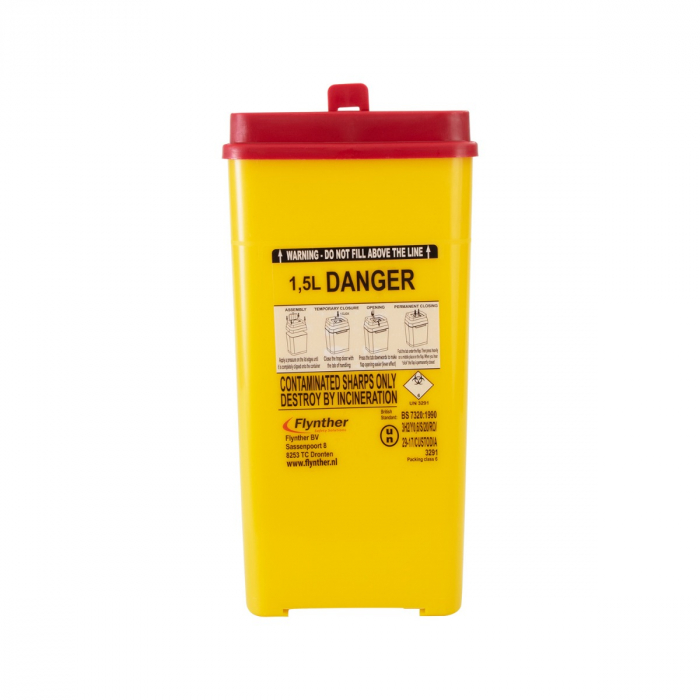 Flynther Nadelentsorgungsbehälter, 1,5 l