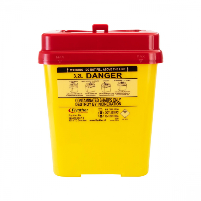 Flynther Nadelentsorgungsbehälter, 3,2 l