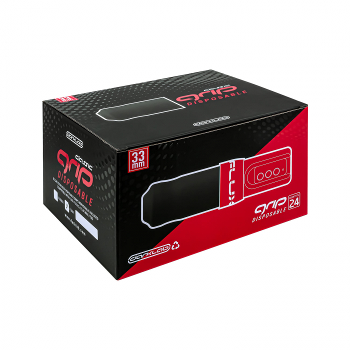 FK Irons Classic 33mm Flux Schaumstoff-Einweggriffe - Schwarz - Box mit 24 Stück