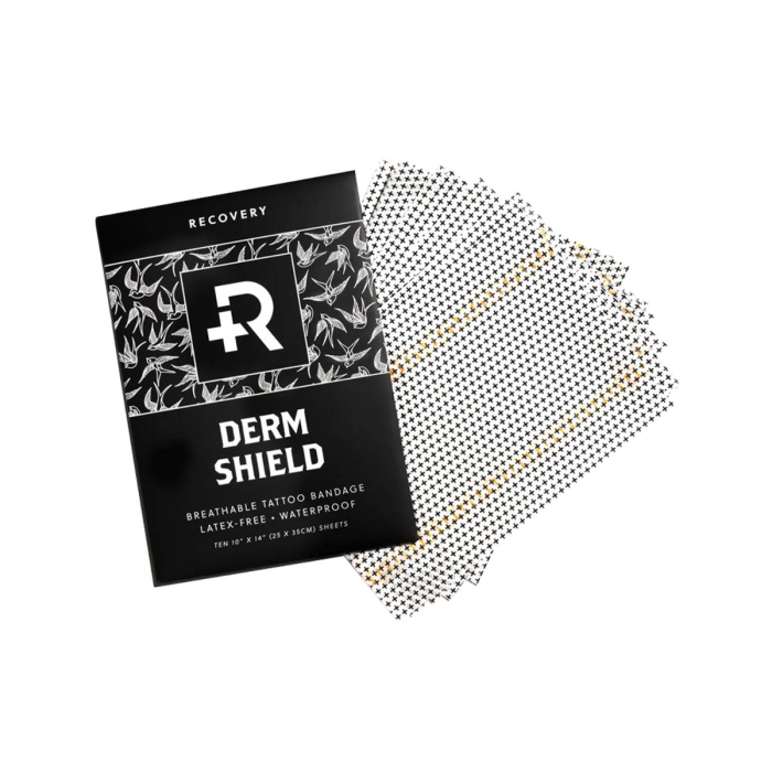 Recovery Derm Shield Schützende Tattoo-Folie - Packung mit 10