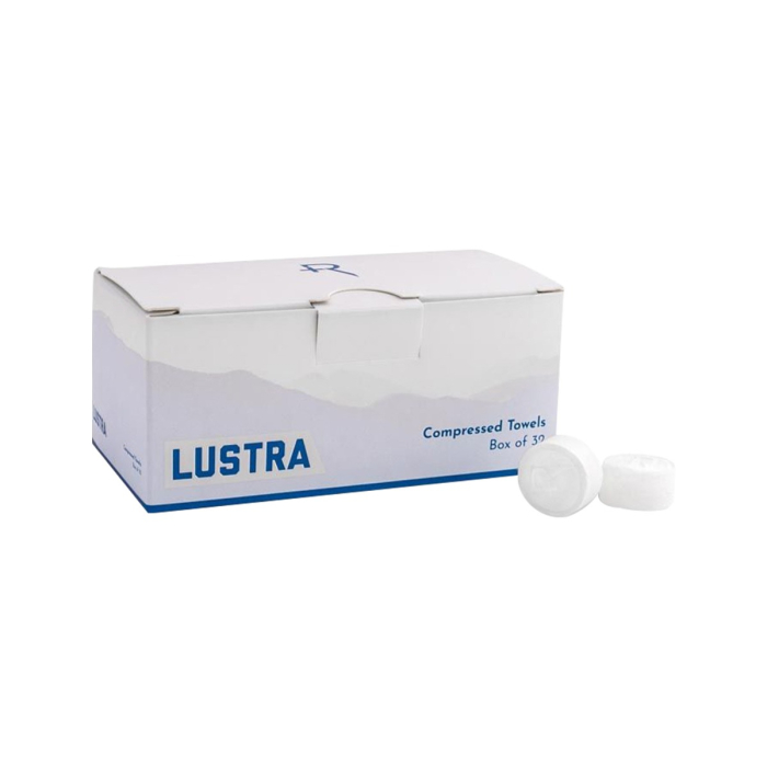 Recovery Lustra Komprimierte Tücher - Box mit 32