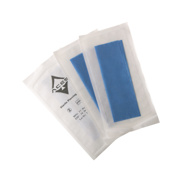 50 sterile Piercing-Abdecktücher - Aces Supply