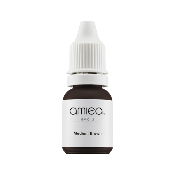 Amiea Deep PMU Pigment - Medium Brown 10ml (EU REACH Version)