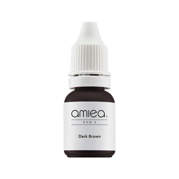 Amiea Deep PMU Pigment - Dark Brown 10ml (EU REACH Version)