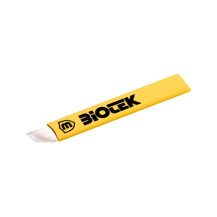 Box mit 25 Biotek Microblading-Klingen 0,18mm - Flexy 16C