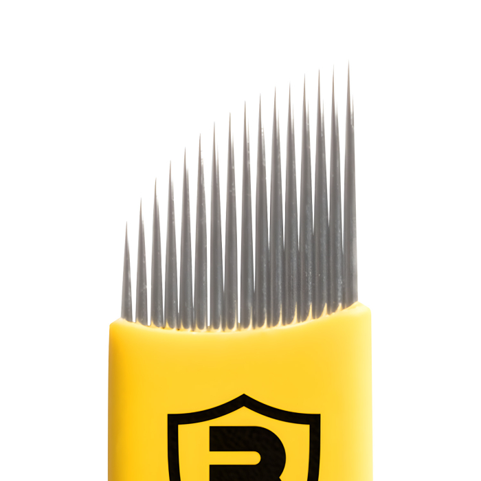 Box mit 25 Biotek Microblading-Klingen 0,18mm - Flexy 16C