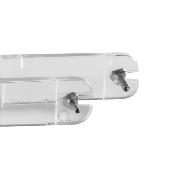 Box mit 100 Snaptile Sterile Einweg-Dreieckige Offene Piercingzangen