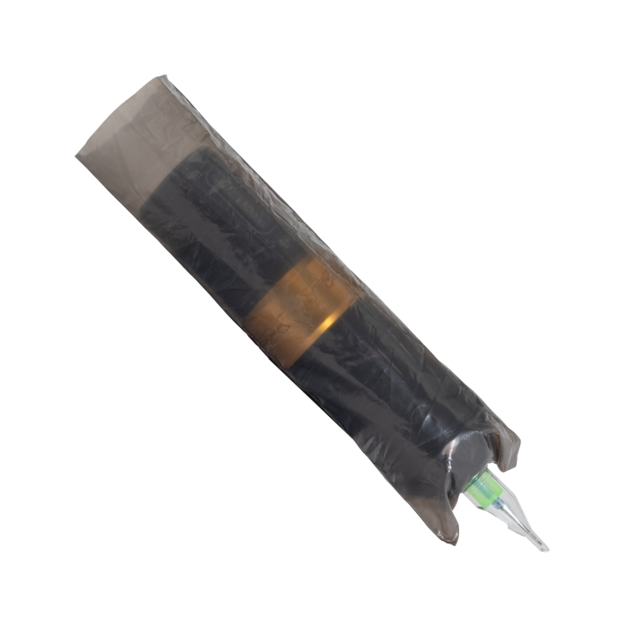 Box mit 100 Tat2Green - Schwarze Pen-Maschinenhüllen