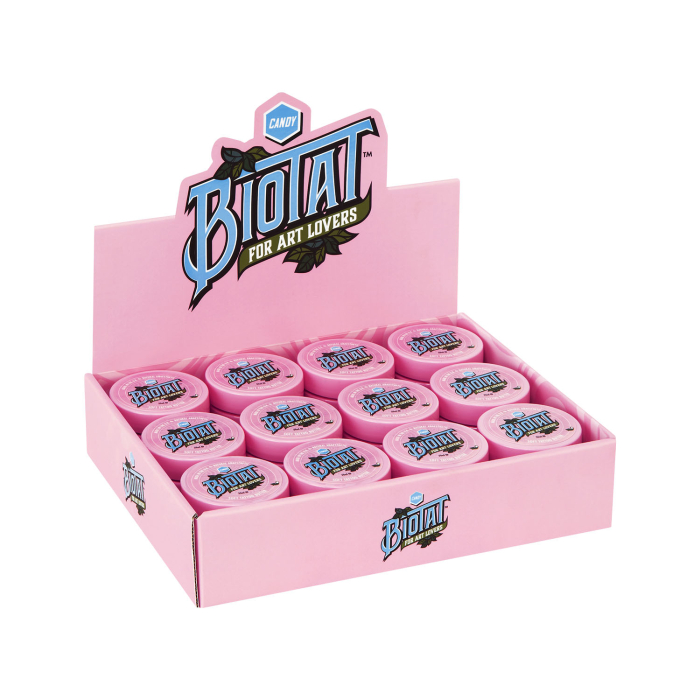 Box of 12 BIOTAT Tattoo Candy Soft Butter 50ml Studio Display