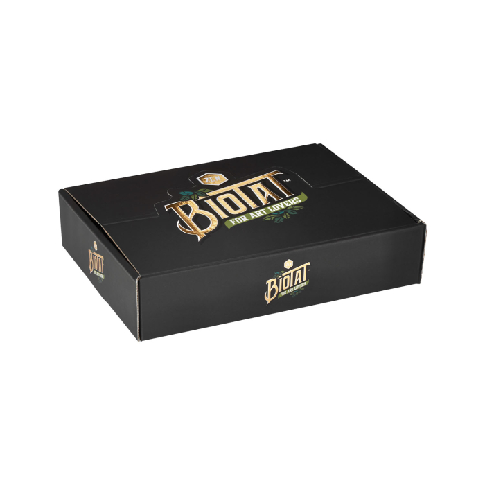 Box mit 12 BIOTAT Tattoo Zen Soft Butter 50ml Studio Display