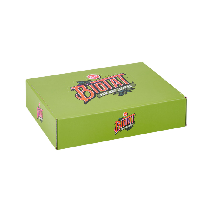 Box mit 12 BIOTAT Tattoo Zest Soft Butter 50ml Studio Display