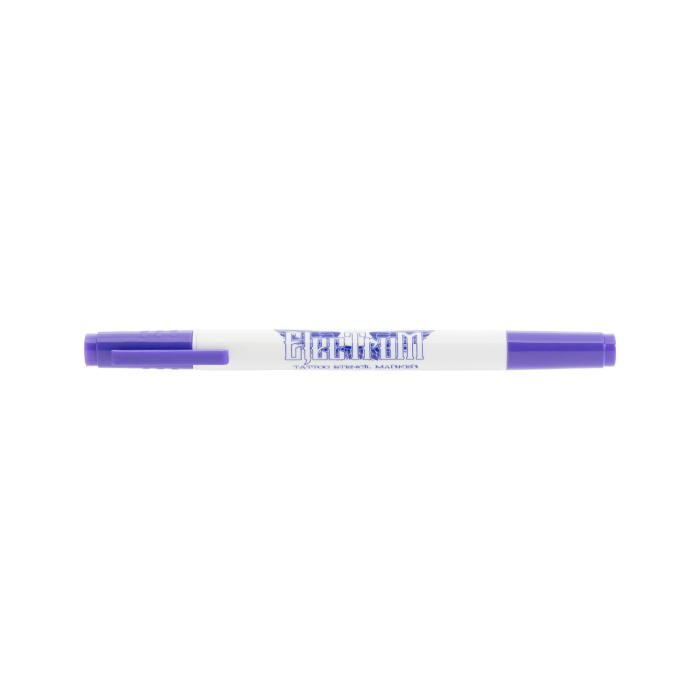 Box mit 25 Electrum Hautmarkern mit zwei Spitzen - Violett