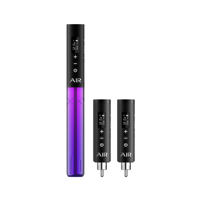 EZ Lola Air Wireless PMU Maschine mit zwei zusätzlichen Akkus - Black & Purple Gradient