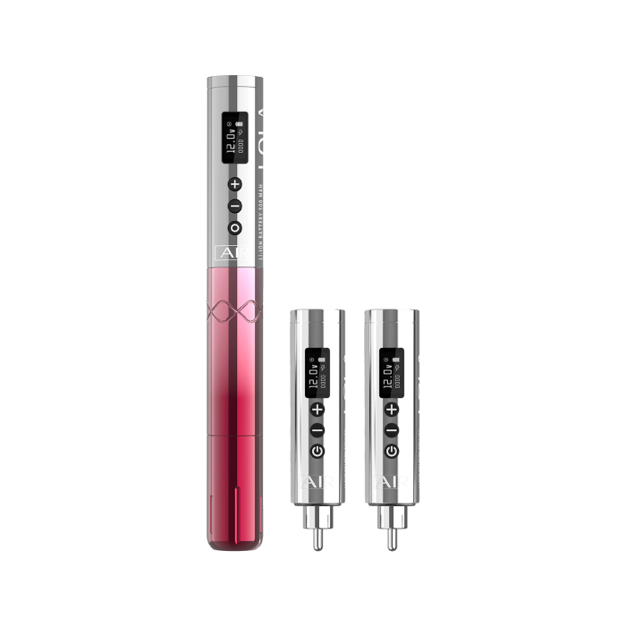 EZ Lola Air Wireless PMU Maschinemit zwei zusätzlichen Akkus - Silver & Pink Gradient