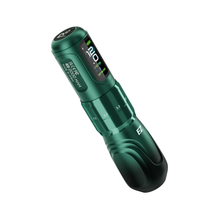 EZ P6 Wireless Tattoo Pen - Green Gradient
