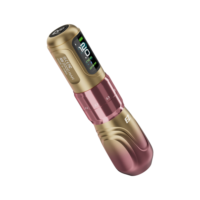 EZ P6 Wireless Tattoo Pen - Rose Gold Gradient
