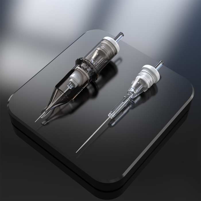 Box mit 20 EZ Revolution Nadelmodulen Long Taper - Round Liner