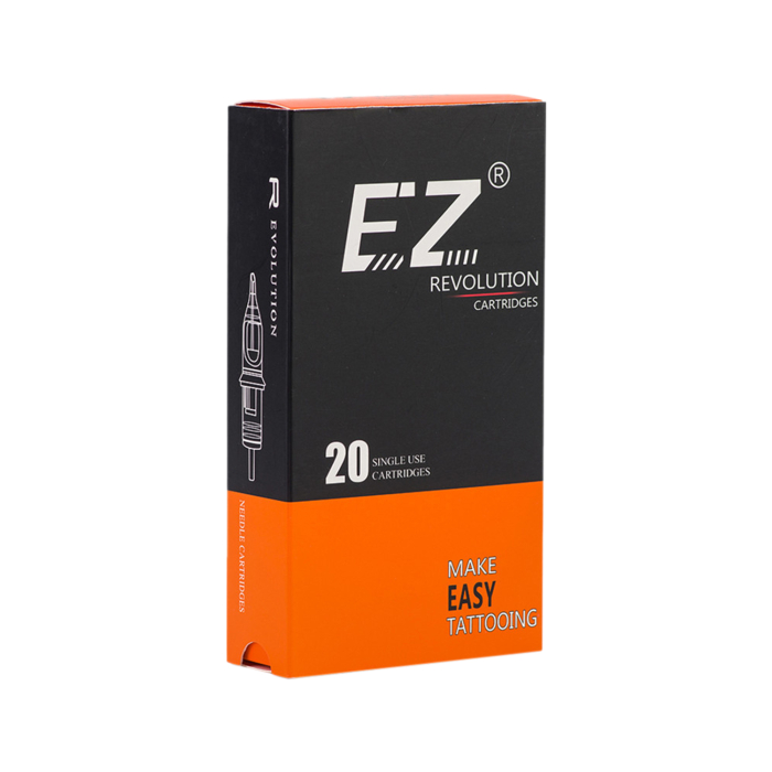 Box of 20 EZ Revolution Cartridges Long Taper - Round Shader