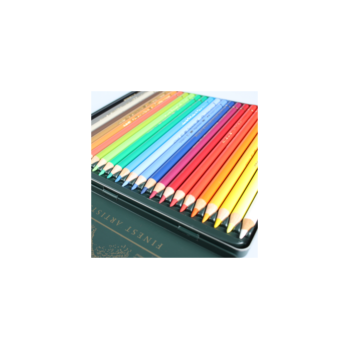 Faber-Castell - Tin of 24 Polychromos Artists' Pencils