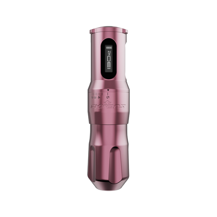FK One Adjust Tattoo Maschine mit verstellbarem Hub- Pop Pink
