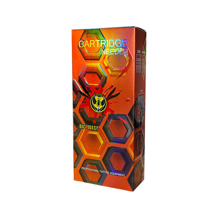 Box mit 20 Big Wasp Energy Nadelmodulen - Magnum Weaved - Long Taper