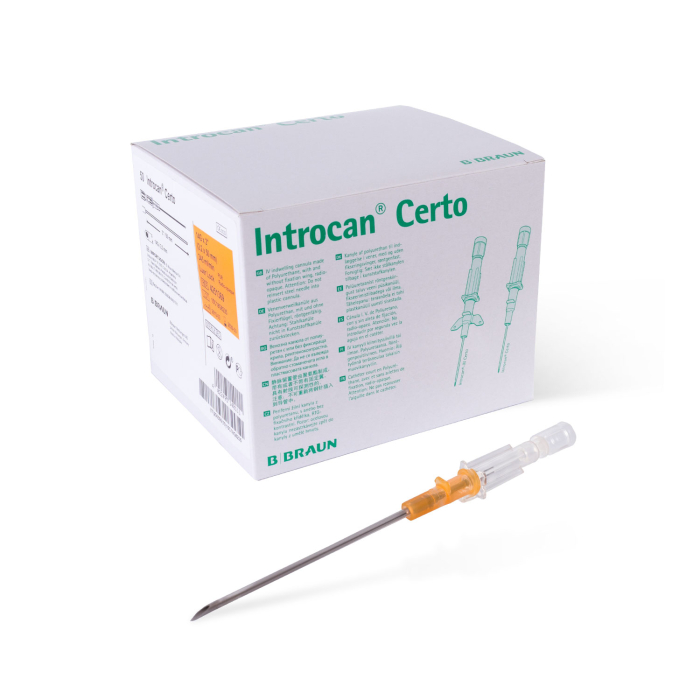 Box mit 50 Braun Introcan Certo Nadeln