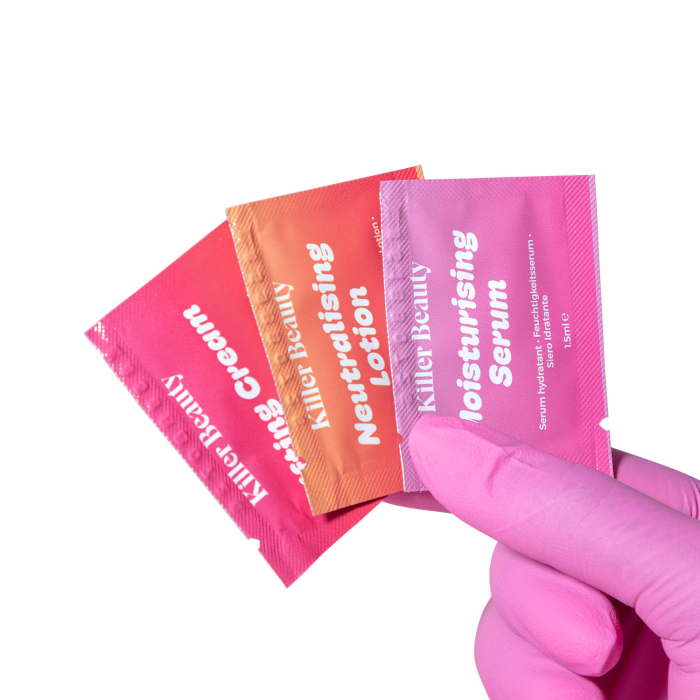 Killer Beauty Vegane Lash Lifting & Brow Lifting Sachets 1,5 ml - Schritte 1-3 (30 Sachets)