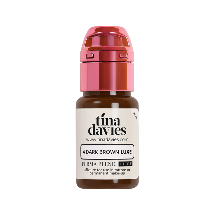 Perma Blend Luxe PMU Ink - Tina Davies Dark Brown Luxe 15ml