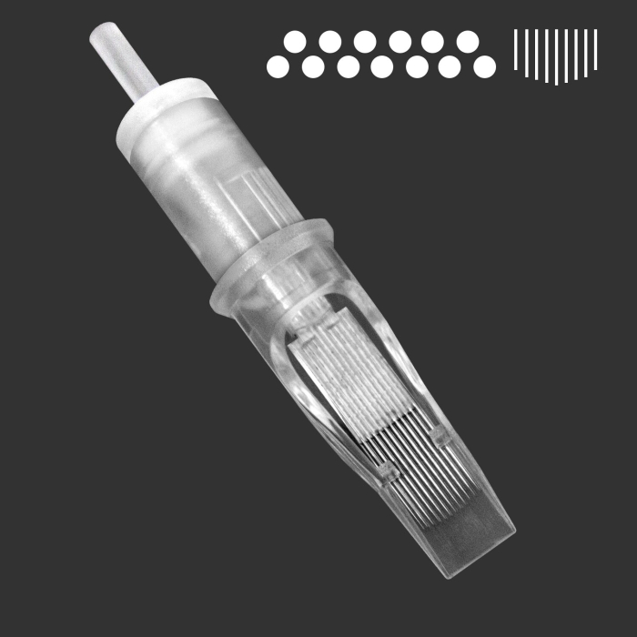 Box mit 20 Magic Moon Nadelmodulen 0,25 mm Soft Edge Magnum Long Taper