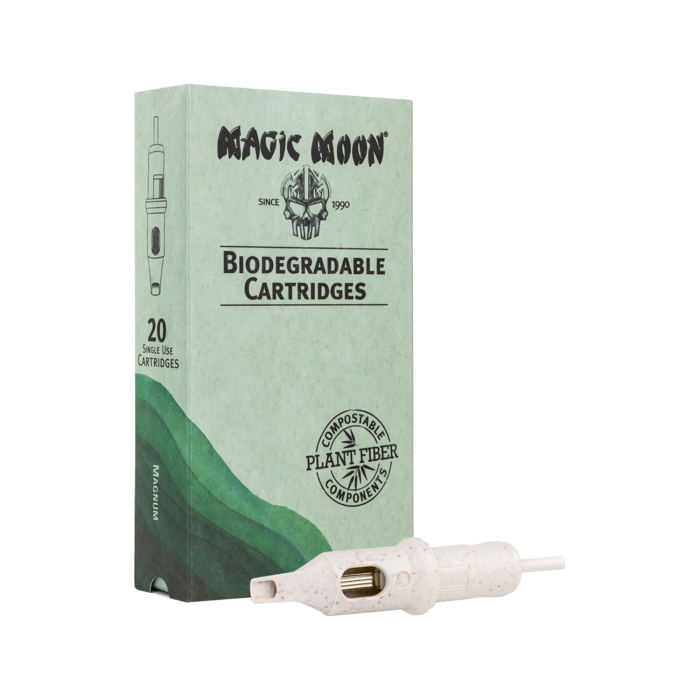 Box mit 20 biologisch abbaubaren Magic Moon Nadelmodulen 0,30 mm Magnum Long Taper