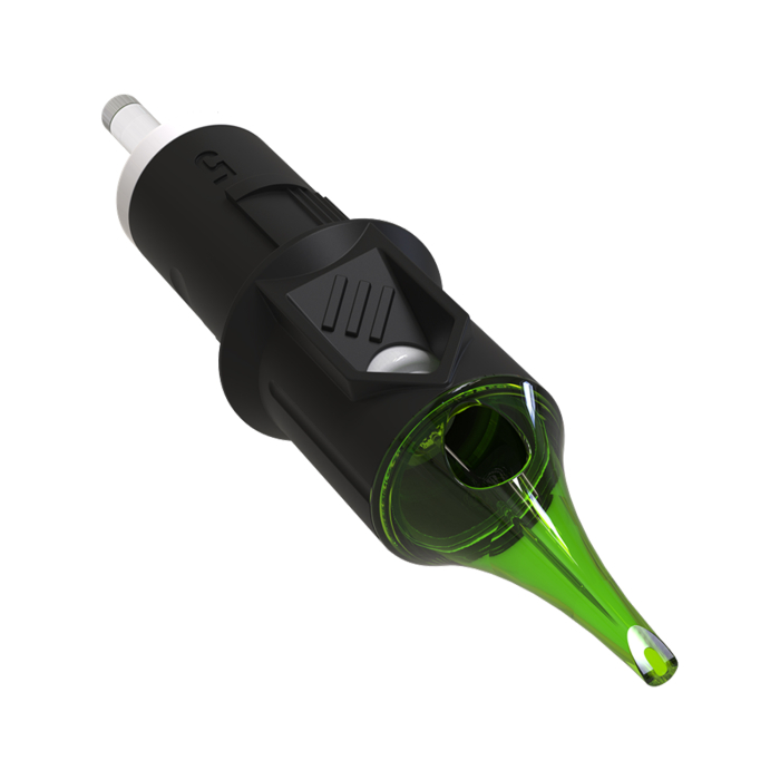 Box mit 20 Metrix Signature Nadelmodulen -Textured Round Liner Long Taper