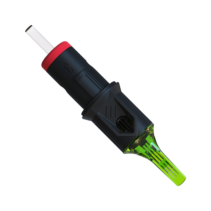 Box mit 20 Metrix Signature Nadelmodulen - Whip Shader Long Taper